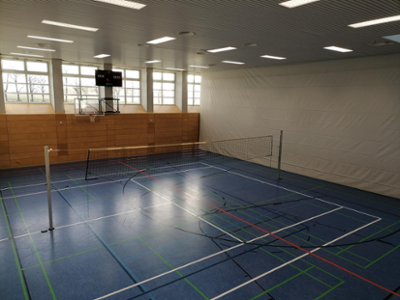 Sporthalle - Innenansicht